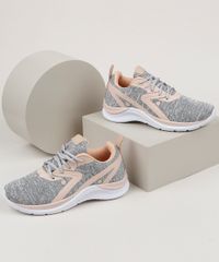 Tenis-Feminino-Esportivo-Ace-com-Recortes-em-Cores-Contrastantes-Cinza-Mescla-9954081-Cinza_Mescla_1