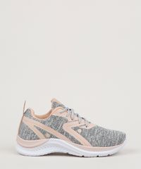 Tenis-Feminino-Esportivo-Ace-com-Recortes-em-Cores-Contrastantes-Cinza-Mescla-9954081-Cinza_Mescla_2