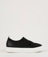 Tenis-Feminino-Bebece-Knit-Esportivo-com-Elastico-Cruzado-Preto-9958463-Preto_2