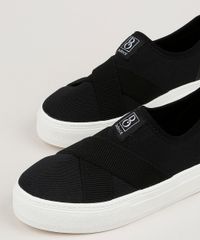 Tenis-Feminino-Bebece-Knit-Esportivo-com-Elastico-Cruzado-Preto-9958463-Preto_3