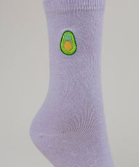 Meia-Feminina-Cano-Alto-com-Bordado-de-Abacate-Lilas-9954799-Lilas_3