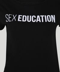 Blusa-Feminina---Sex-Education--Manga-Curta-Decote-Redondo-Preta-9947870-Preto_2