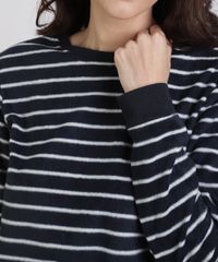 Pijama-de-Fleece-Feminino-Listrado-Manga-Longa-Azul-Marinho-9836379-Azul_Marinho_4