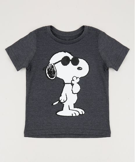 Camiseta-Infantil-Tal-Pai-Tal-Filho-Snoopy-Manga-Curta-Chumbo-9953228-Chumbo_1