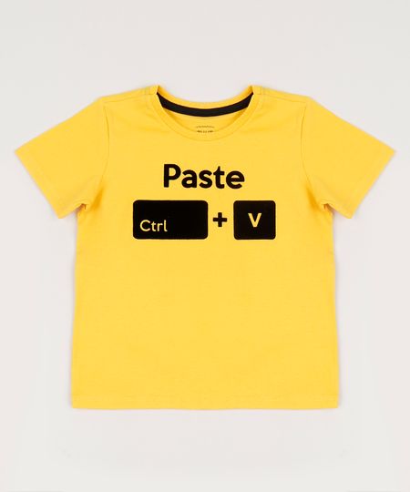 Camiseta-Infantil-Tal-Pai-Tal-Filho--ctrlC---ctrlV--Manga-Curta-Gola-Careca-Amarela-9954349-Amarelo_1 Camiseta-Infantil-Tal-Pai-Tal-Filho--ctrlC---ctrlV--Manga-Curta-Gola-Careca-Amarela-9954349-Amarelo_1