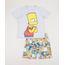 Pijama-Tal-Pai-Tal-Filho-Bart-Simpsons-Camiseta-Manga-Curta-Cinza-Mescla-9955717-Cinza_Mescla_1