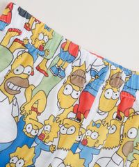 Pijama-Tal-Pai-Tal-Filho-Bart-Simpsons-Camiseta-Manga-Curta-Cinza-Mescla-9955717-Cinza_Mescla_4