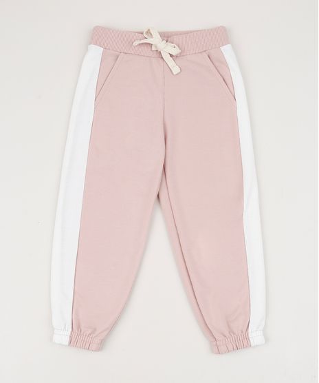 Calca-de-Moletom-Infantil-Tal-Pai-Tal-Filha-Jogger-com-Recorte-Lateral-Rosa-9957739-Rosa_1