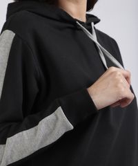 Pijama-de-Moletom-Feminino-com-Faixa-Lateral-Capuz-Manga-Longa-Preto-9953269-Preto_4