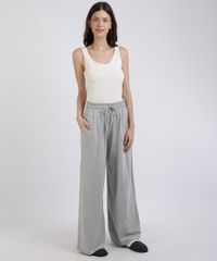 Pijama-Feminino-Regata-com-Tira-para-Amarrar-Cinza-9953270-Cinza_1
