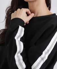 Pijama-de-Moletom-Feminino-com-Faixa-Lateral-Manga-Longa-Preto-9953272-Preto_4