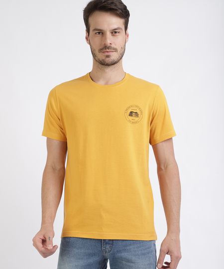 Camiseta-Masculina--Bohemia--Manga-Curta-Gola-Careca-Amarela-9956458-Amarelo_1