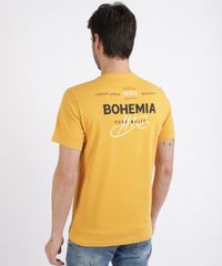 Camiseta-Masculina--Bohemia--Manga-Curta-Gola-Careca-Amarela-9956458-Amarelo_2