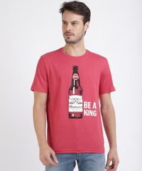 Camiseta-Masculina--Budweiser-Be-a-King--Manga-Curta-Gola-Careca-Vermelha-9956464-Vermelho_1