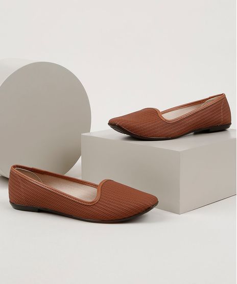Slipper-Feminino-Moleca-com-Textura-Tresse-Caramelo-9959184-Caramelo_1