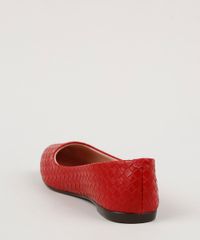 Sapatilha-Feminino-Moleca-Bico-Fino-com-Textura-Tresse-Vermelha-9959188-Vermelho_4