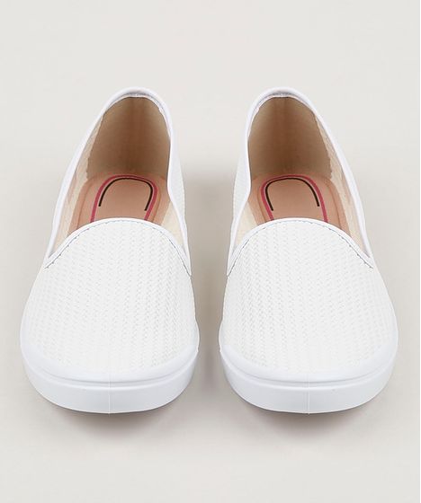 slipper branco feminino