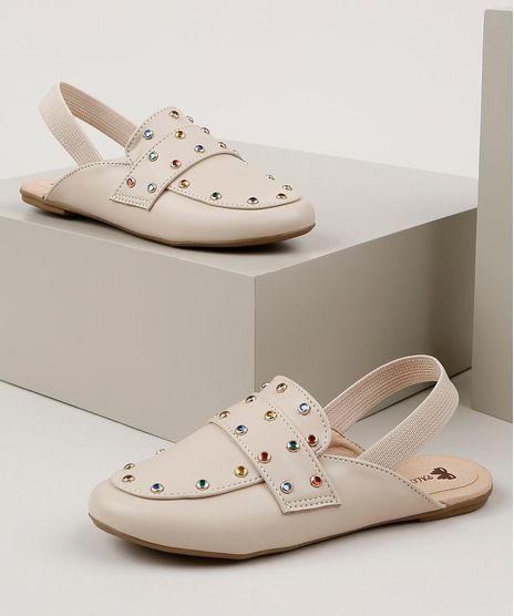 Mule-Infantil-Palomino-Bico-Redondo-com-Pedrarias-Bege-9959211-Bege_1