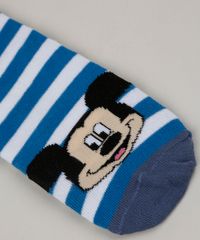 Kit-de-2-Meias-Infantis-Cano-Medio-Mickey-Azul-9339582-Azul_3