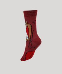 Meia-Masculina-Cano-Alto-Divertida-Taz-Estampado-Marrom-9944801-Marrom_5