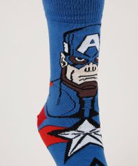 Meia-Masculina-Cano-Alto-Divertida-Capitao-America-Azul-9949292-Azul_4