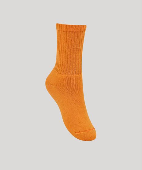 Meia-Feminina-Cano-Alto-Atoalhada-Laranja-Neon-9958262-Laranja_Neon_1