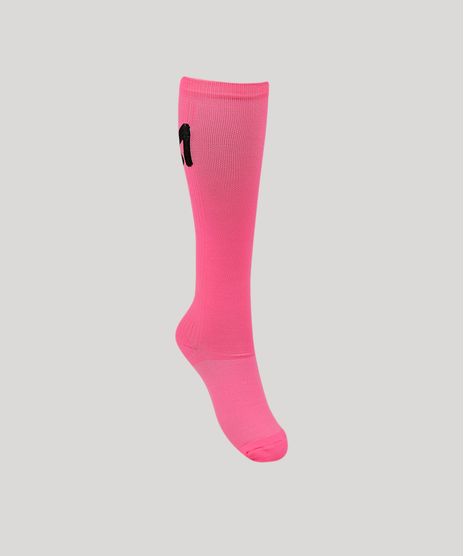 Meia-Feminina-3-4-de-Compressao-Esportiva-Ace-Neon-Rosa-Neon-9958264-Rosa_Neon_1
