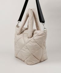 Bolsa-de-Ombro-Feminina-Shopper-em-Nylon-Grande-Puffer-Bege-Claro-9845466-Bege_Claro_3
