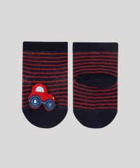 Meia-Infantil-Listrada-Cano-Medio-com-Patch-Carrinho-Azul-Marinho-9954288-Azul_Marinho_2