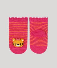 Meia-Infantil-Listrada-Cano-Medio-com-Patch-Tigre-Rosa-9954296-Rosa_2