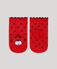 Meia-Infantil-Estampada-Poa-Cano-Medio-com-Patch-Joaninha-Vermelha-9954298-Vermelho_2