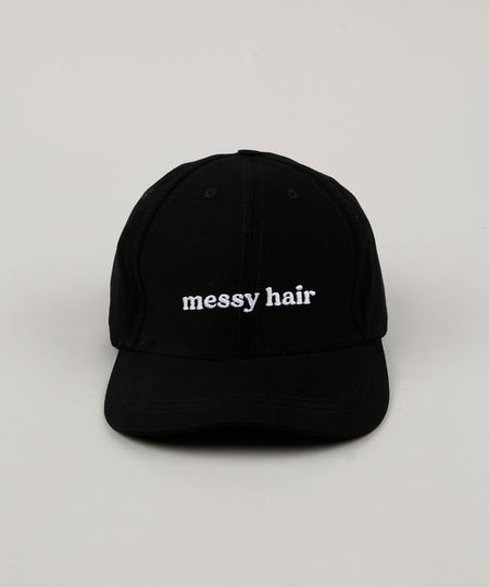 Bone-Feminino--Messy-Hair--Aba-Curva-Preto-9959118-Preto_1 Bone-Feminino--Messy-Hair--Aba-Curva-Preto-9959118-Preto_1