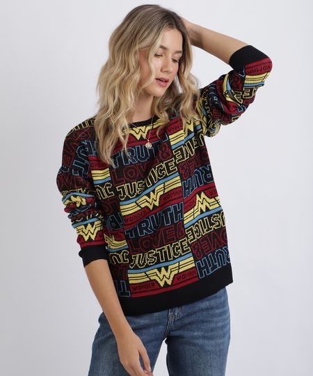 Sueter-Feminino-em-Trico-Mulher-Maravilha-Preto-9946958-Preto_1 Sueter-Feminino-em-Trico-Mulher-Maravilha-Preto-9946958-Preto_1