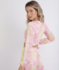 Top-Cropped-Feminino-Estampado-Tie-Dye-Decote-V-com-Transpasse-Manga-Longa-Rosa-Neon-9957896-Rosa_Neon_2