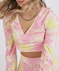 Top-Cropped-Feminino-Estampado-Tie-Dye-Decote-V-com-Transpasse-Manga-Longa-Rosa-Neon-9957896-Rosa_Neon_4