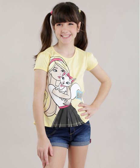 Blusa-Barbie-com-Paetes-Amarelo-Claro-8725480-Amarelo_Claro_1