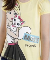 Blusa-Barbie-com-Paetes-Amarelo-Claro-8725480-Amarelo_Claro_4