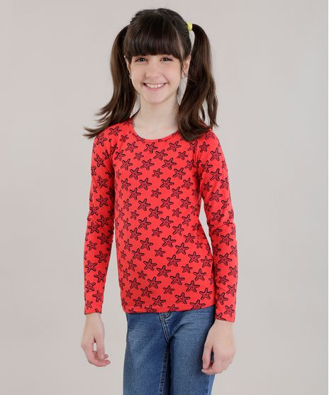 Blusa-Estampada-de-Estrelas-do-Mar-Vermelho-8691662-Vermelho_1