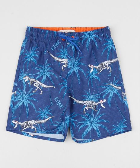 Bermuda-Surf-Infantil-Estampada-Dinos--Multicor-9914712-Multicor_1