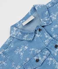 Chemise-Jeans-Infantil-Estampada-Floral-Manga-Longa-com-Cinto-Azul-Claro-9944455-Azul_Claro_4