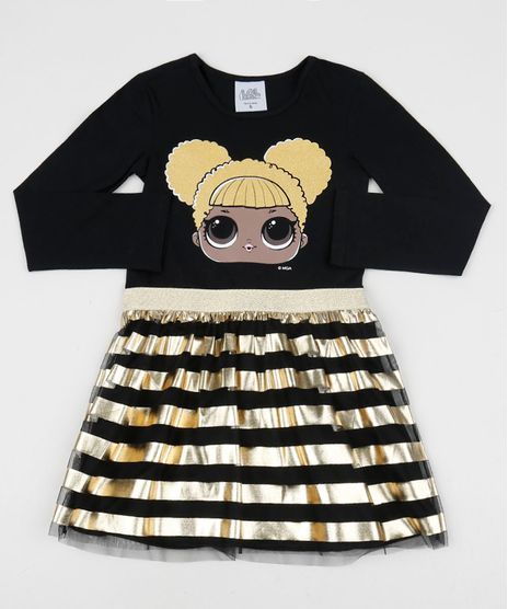 Vestido-infantil-LOL-Surprise-Manga-Longa-com-Tule-Preto-9945889-Preto_1