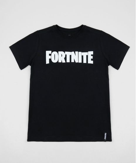 Camiseta-Infantil-Fortnite-Manga-Curta-Gola-Careca-Preta-9945945-Preto_1