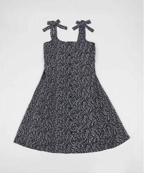 Vestido-Juvenil-Estampada-Floral-Alcas-Medias-com-Laco-Preto-9946201-Preto_1