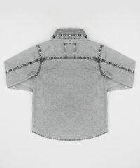 Camisa-Jeans-Infantil-com-Bolsos-Preta-9947437-Preto_2