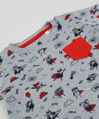Macaquinho-Infantil-Estampado-Bichos-com-Bolsinho-Manga-Curta-Cinza-Mescla-9951486-Cinza_Mescla_4