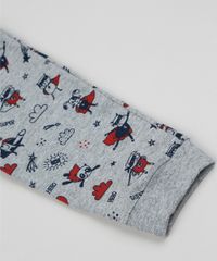 Calca-de-Moletom-Infantil-Estampada-de-Bichos-com-Bolso-Canguru-Cinza-Mescla-9951487-Cinza_Mescla_5