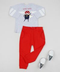 Conjunto-Infantil-Rato-de-Blusao-Estampado-Cinza-Mescla---Calca-em-Moletom-Vermelha-9951504-Vermelho_3
