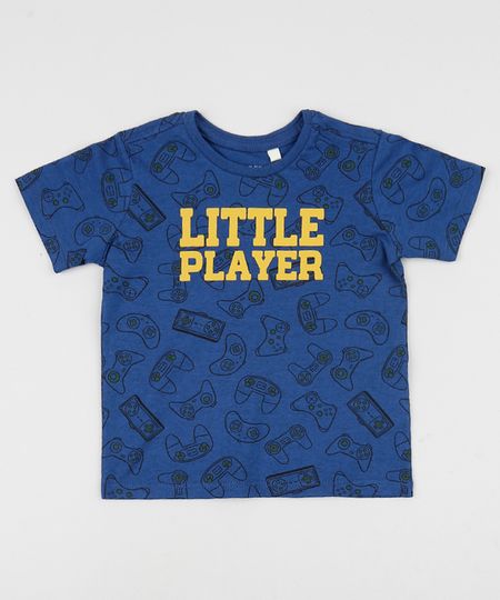 Camiseta-Infantil-Estampada-Games-Manga-Curta-Gola-Careca-Azul-9955044-Azul_1 Camiseta-Infantil-Estampada-Games-Manga-Curta-Gola-Careca-Azul-9955044-Azul_1