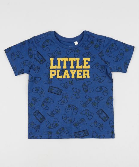 Camiseta-Infantil-Estampada-Games-Manga-Curta-Gola-Careca-Azul-9955044-Azul_1