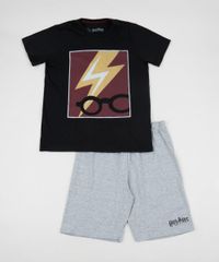 Pijama-Juvenil-Harry-Potter-Manga-Curta-Preto-9955484-Preto_1